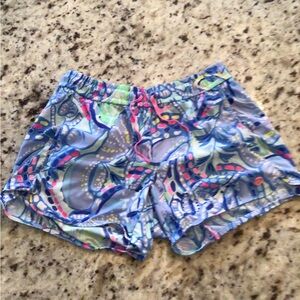 Lily Pulitzer Luxletic Run Around Shorts Mermaids Cove XS